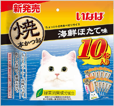楽天市場】いなば 焼かつお 本格だしミックス味 10本 いなばペット