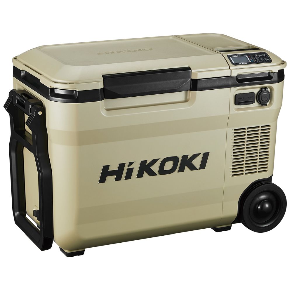 【配送不可｜店頭受取限定】 コードレス冷温庫 UL18DBA(WMBZ) サンドベージュ HiKOKI ハイコーキ 大容量 25L ポータブル 冷凍庫 冷蔵庫 保温庫 アウトドア キャンプ