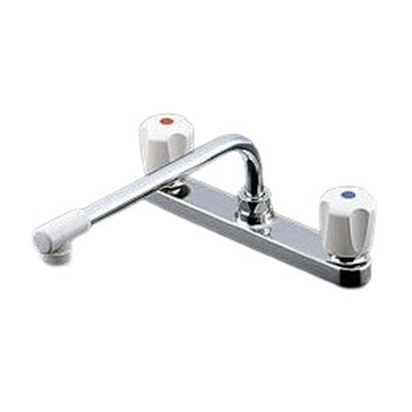 TOTO キッチン用 台付2穴2ハンドル混合水栓 TKJ23UR 台所用 水栓金具｜ホームセンターグッデイ店