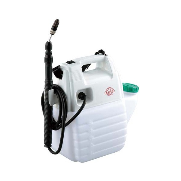 藤原産業 セフティ-3 電池式 噴霧器 5L SSD-5 伸縮ノズル 肩掛けベルト付き 散布機