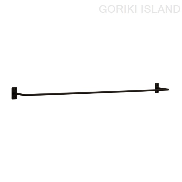 ゴーリキアイランド タオルバー PF lagom 45B SQ BK 640165 タオル掛 GORIKI ISLAND（メーカー直送）