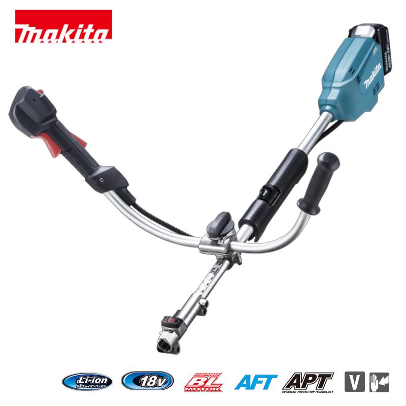 マキタ 18V 充電式 スプリットモータ 本体のみ（バッテリー・充電器・アタッチメント別売り） Uハンドル MUX19DZ | 分割式草刈機 軽量 静音 ブラシレスモーター 防滴防じん 替刃・アタッチメント｜ホームセンターバロー　店