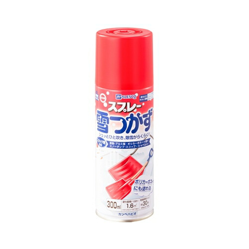 201円 【在庫処分大特価!!】 カンペハピオ 雪ツカズスプレー アカ 300ML