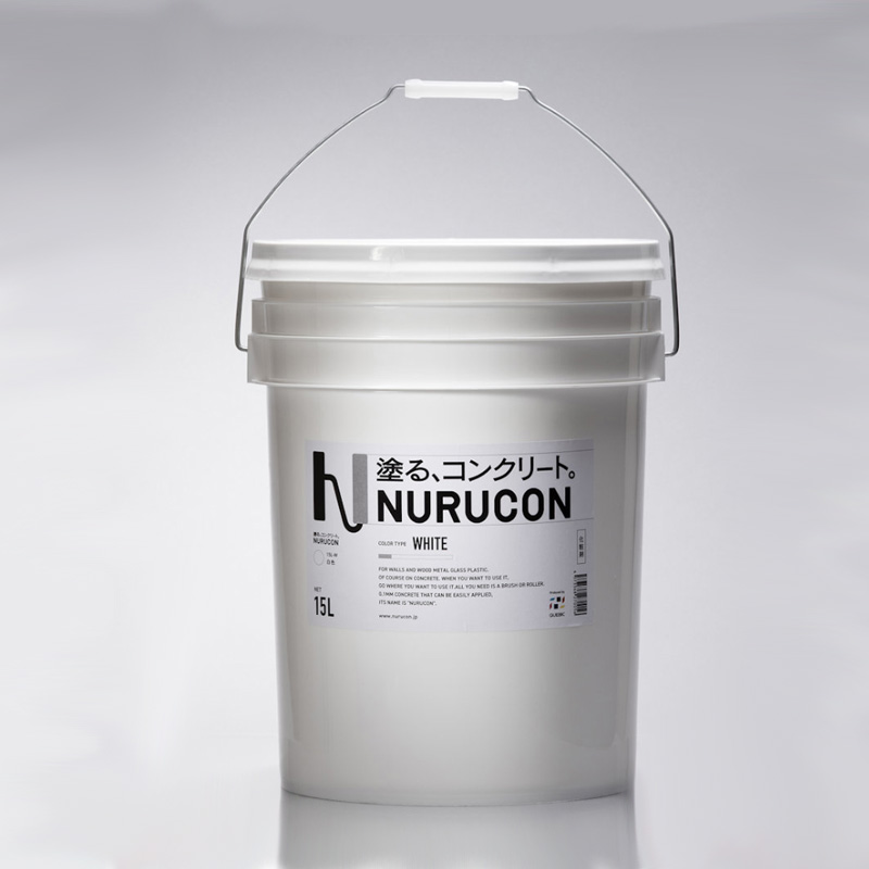 NURUCON 水性コンクリート用化粧剤 ヌルコン 白 15L|ホームセンターバロー 店