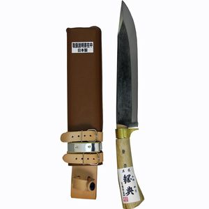 鋼典 鋼付 山鉈 顎付コブ柄 和釘 240MM C－30