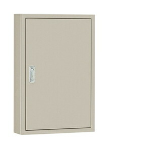 日東工業 盤用キャビネット露出形フカサ120mm 木製基板付 ライトベージュ塗装 B12−3513LB