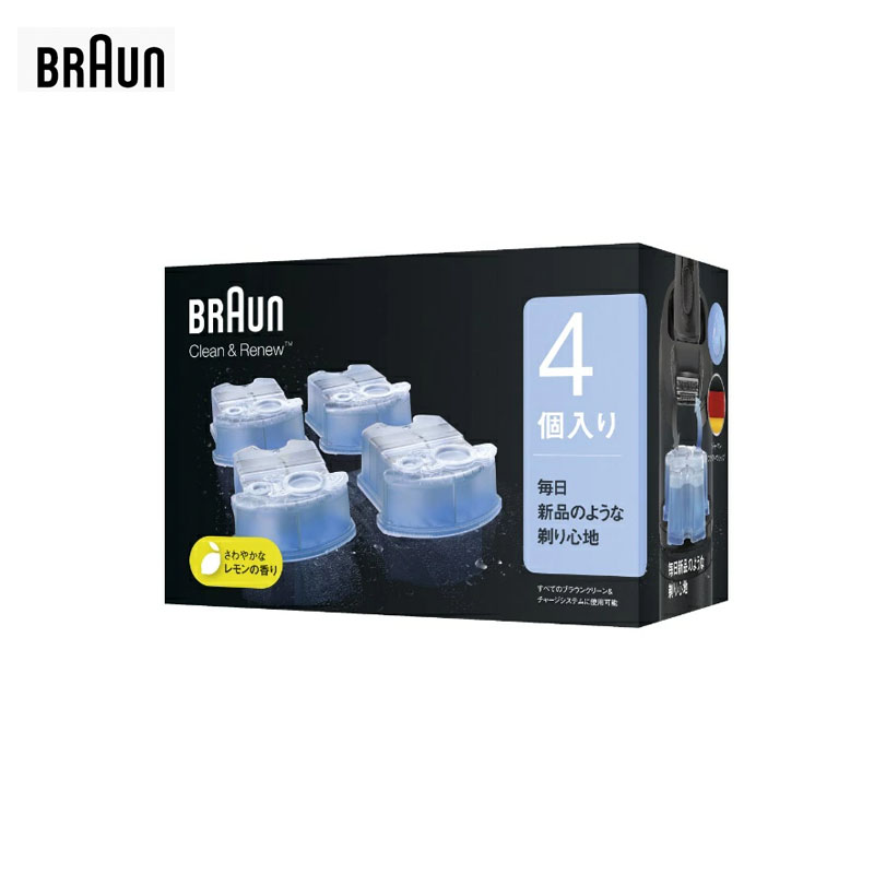 79%OFF!】 ブラウン BRAUN CCR4CR クリーンリニューシステム専用洗浄液カートリッジ 4個入