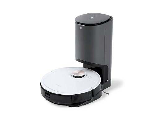 【即納在庫品】 エコバックス(ECOVACS) DEEBOT OZMO T8+ (ディーボット オズモ T8+) DLX11-54W 掃除機 ロボット 高性能 マッピング機能 自動ゴミ収集 水拭き機能|ホームセンターバロー 店