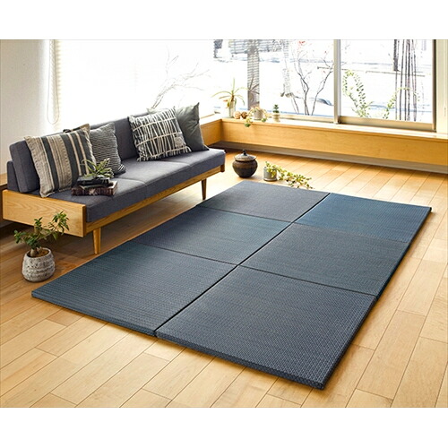萩原 軽量 置き畳 南風 同色９枚セット 82×82×2.5cm