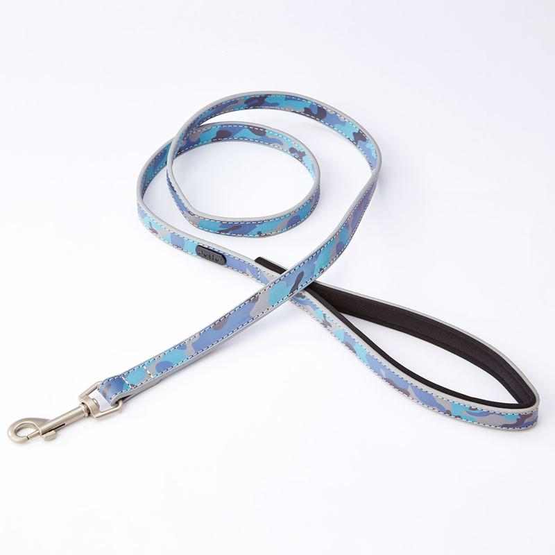 【セット販売】 ペティオ(Petio) 犬用引き紐 フラッシュリード S 迷彩ブルー (×6セット) ペティオ