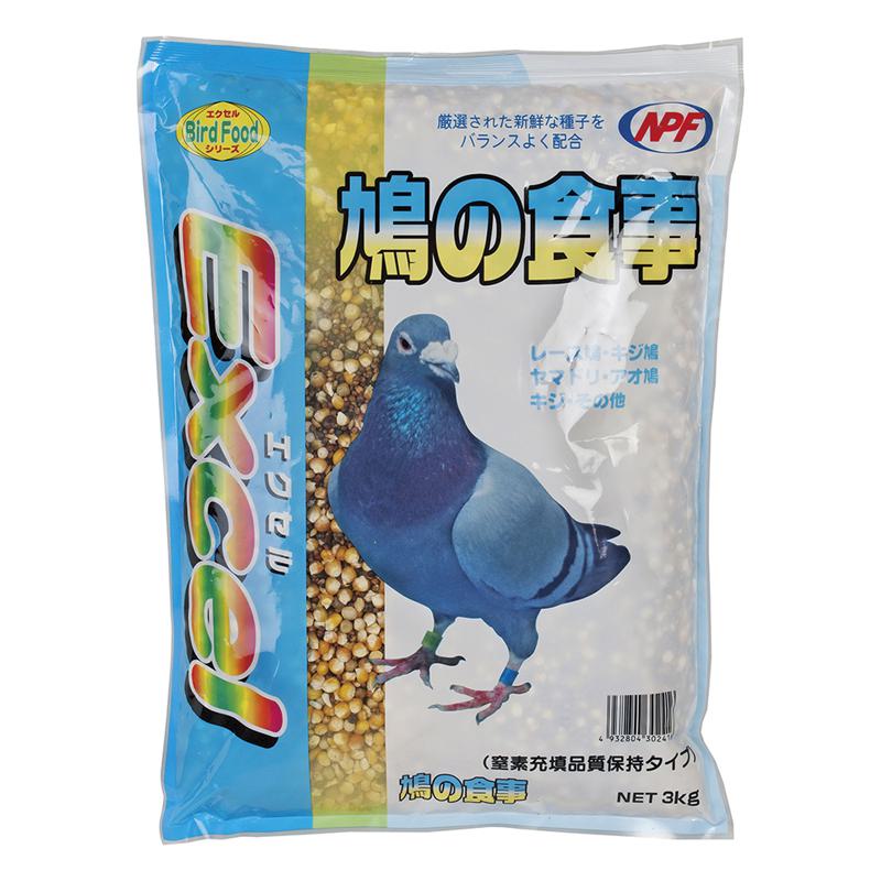 【ケース販売】 エクセル 鳩の食事 (1袋3kg入×6袋セット) ナチュラルペットフーズ
