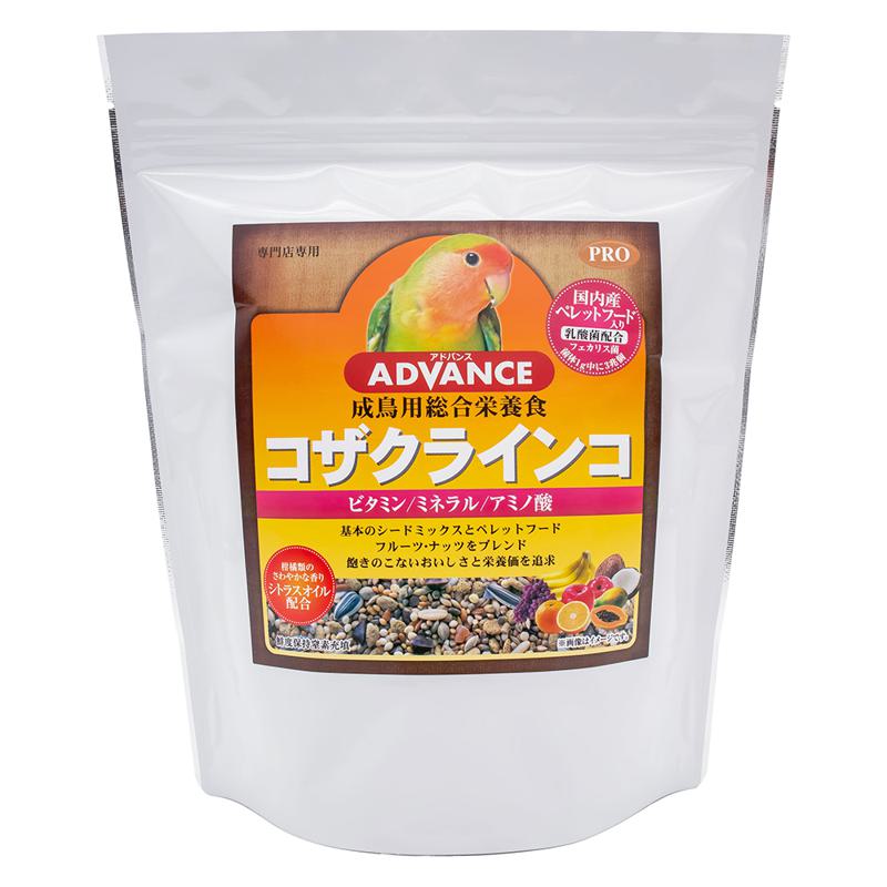【ケース販売】 PRO ADVANCE コザクラインコ (1袋650g入×24袋セット) ナチュラルペットフーズ