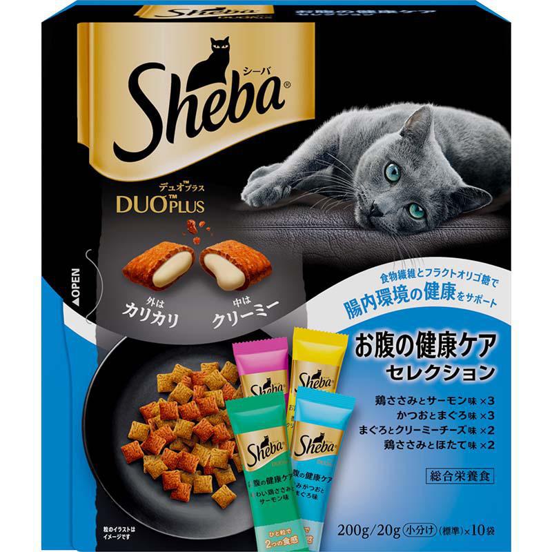 【ケース販売】 マース MARS シーバデュオプラスお腹健康ケアS 猫 ドライ 1?6歳まで 成 200g 　1箱(1p20g入×10p入)×12箱セット