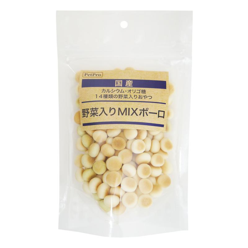 【ケース販売】 ペットプロジャパン ペットプロ 国産おやつ 野菜入りMIXボーロ 80g入×60セット