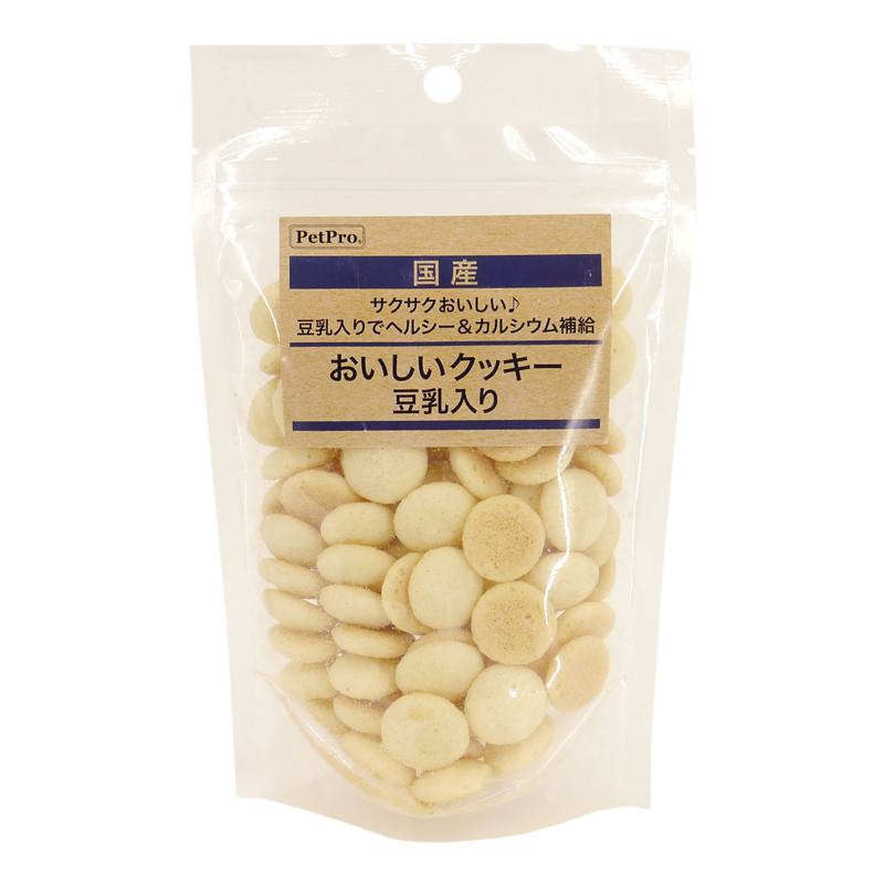 【ケース販売】 ペットプロジャパン ペットプロ 国産おやつ おいしいクッキー 豆乳入り 65g入×60セット 10,505円