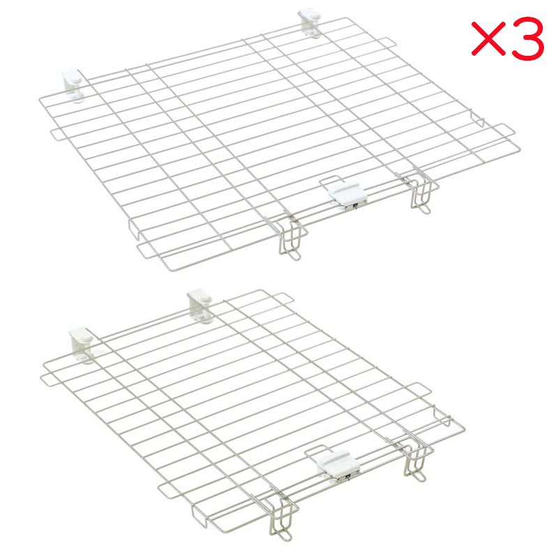 【ケース販売】 ペティオ トイレのしつけが出来る ドッグルームサークル ホワイト ワイド専用屋根面 (住居スペース用1枚＋トイレスペース用1枚)×3セット