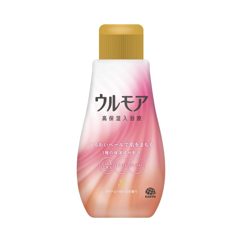 【セット販売】 アース ウルモア 高保湿入浴液 クリーミーローズの香り 600ml(×12セット) 入浴剤