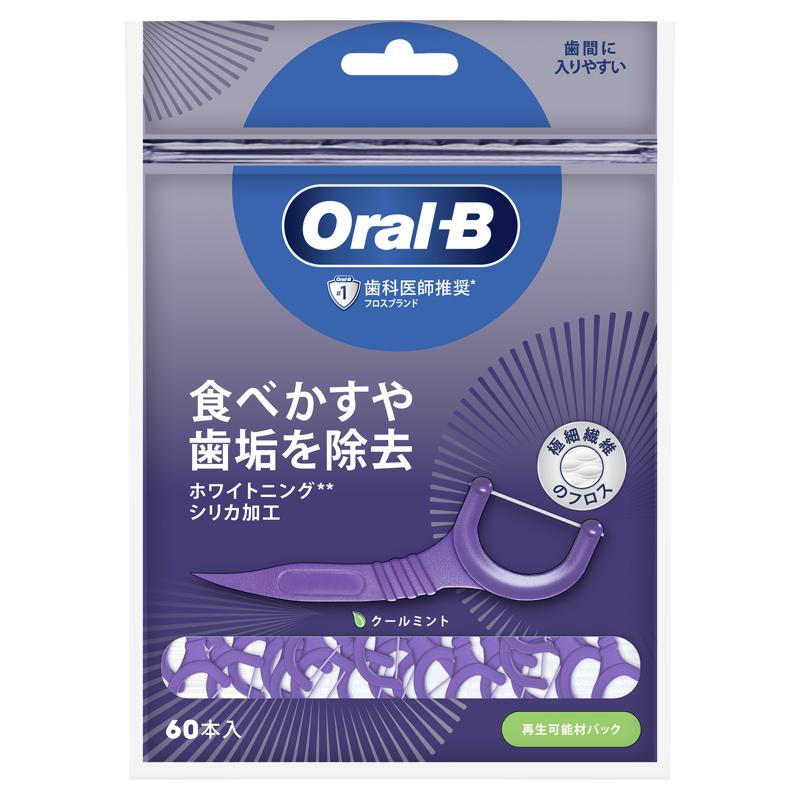 【セット販売】 ブラウン オーラルB フロスピック ホワイトニング 60本(×12セット) P&G オーラル/デンタル用品/歯間ブラシ