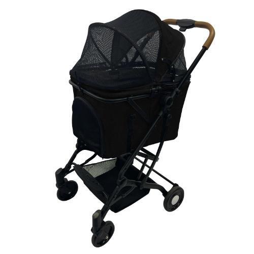 wanyanya 2wayペットカート ブラック 犬用 ペットキャリー バギー シンセーインターナショナル｜ホームセンターバロー　店