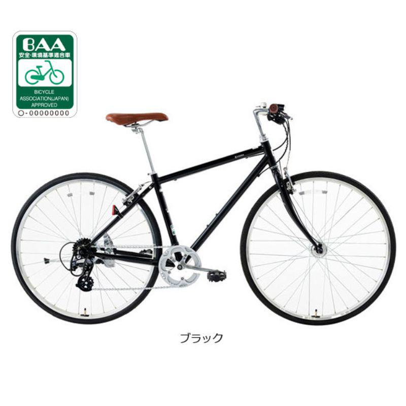 【店頭受取限定】 あさひ 自転車 大人用 クロスバイク オートライト 外装7段変速 タイヤサイズ700×32C フレームサイズ(型)430ミリ コーサクロスSL HD BAA-P ブラック|ホームセンターバロー 店