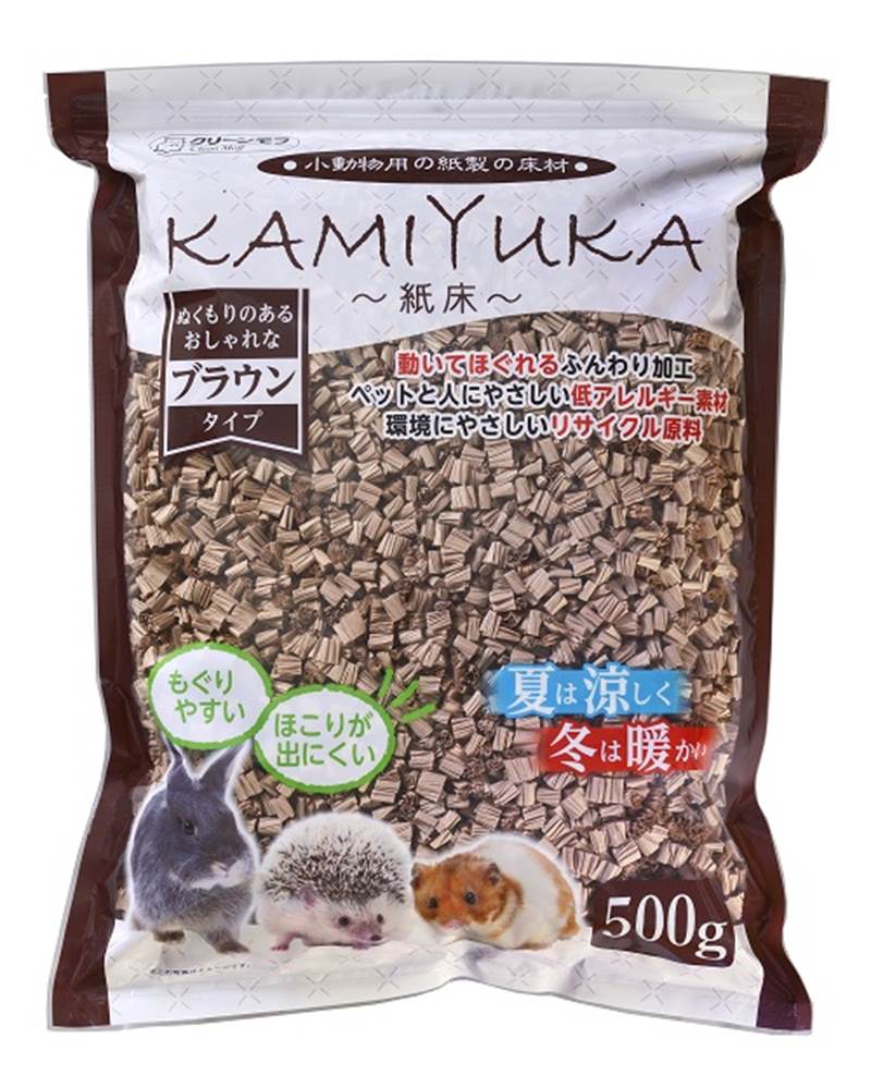 市場 シーズイシハラ 小動物用床材 小動物 巣材 クリーンモフ小動物用床材KAMIYUKAブラウン