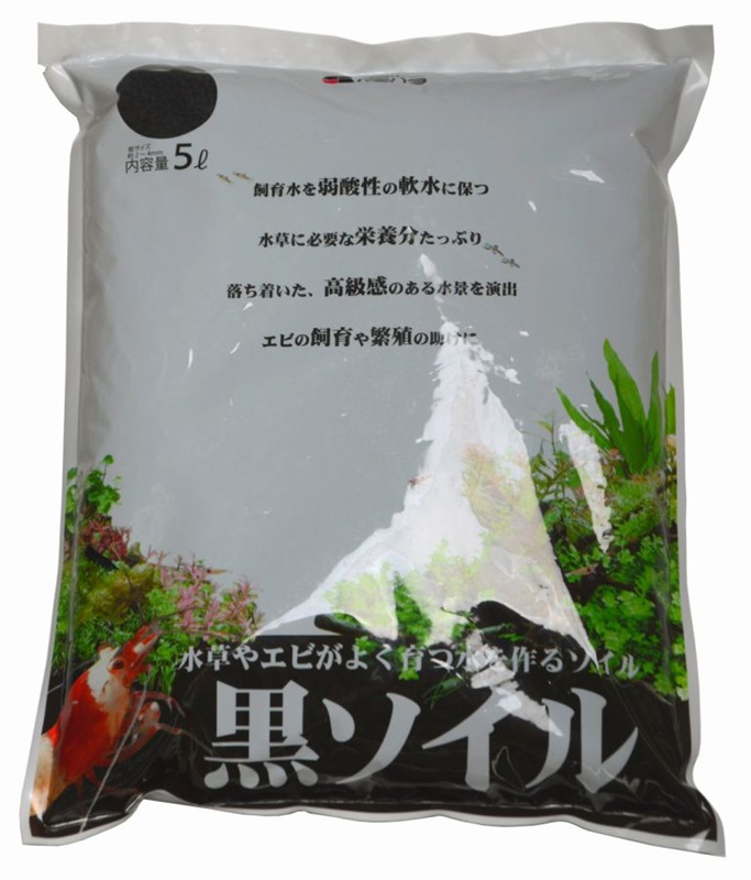 神畑養魚用品 観賞魚 ペット用品 ホームセンターバロー ５ｌ 黒ソイル