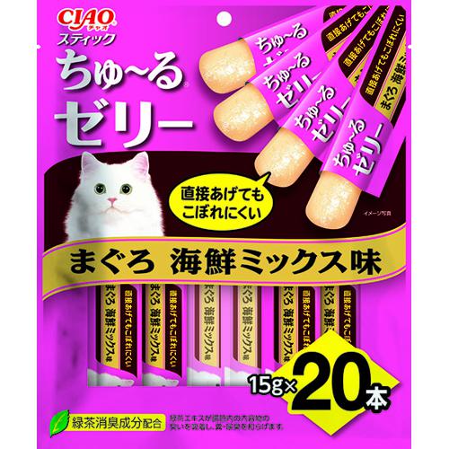 CIAO ちゅ〜るゼリー バラエティ(15g*40本入)×⑩袋set 【公式通販】