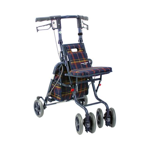 サニーウォーカーSP 小 / 格子NB 島製作所 歩行関連/シルバーカー/コンパクトタイプ (W0476)