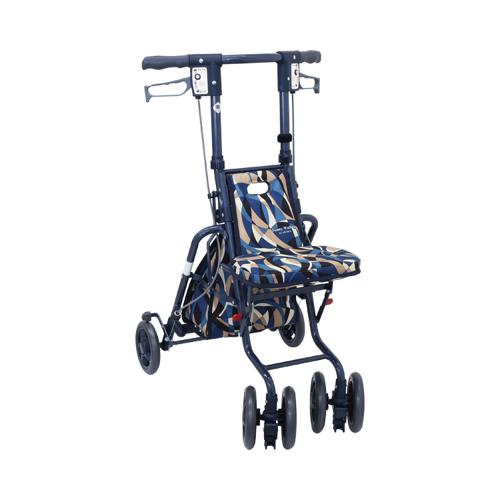 サニーウォーカーSP 中 / GCブルー 島製作所 歩行関連/シルバーカー/コンパクトタイプ (W0476)