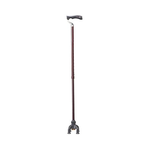 四点前後可動固定式 2ウェイステッキ / TW-0128 ツツジ青 ユーバ産業 歩行関連/杖/多点杖 (W2280) 8,605円