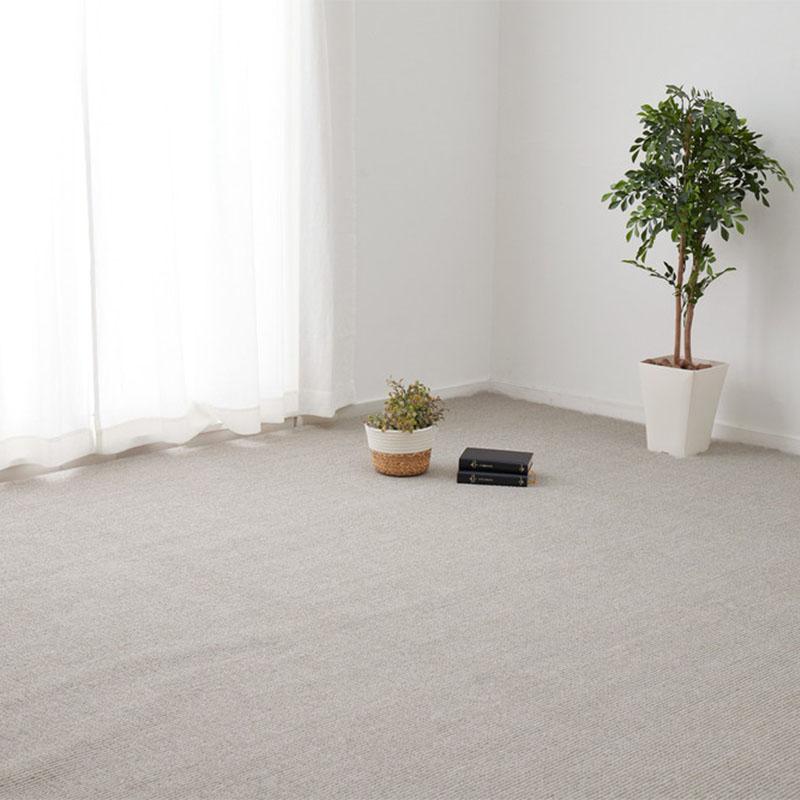 抗菌カーペット グレー ペットにやさしい 江戸間6畳 600094360|ホームセンターバロー 店