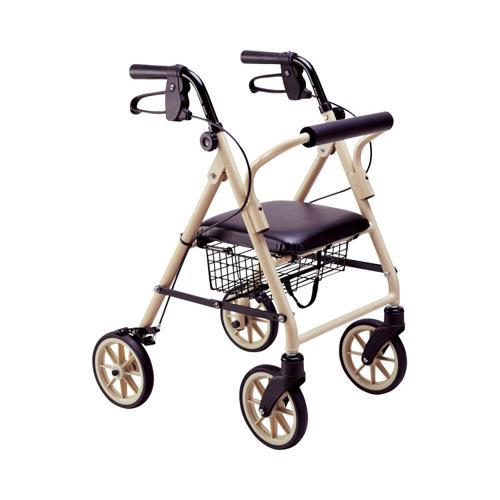 ハッピーミニ / 117002 ミルクティーベージュ 竹虎 歩行関連/歩行車・歩行器/歩行車 (W1300) 22,185円