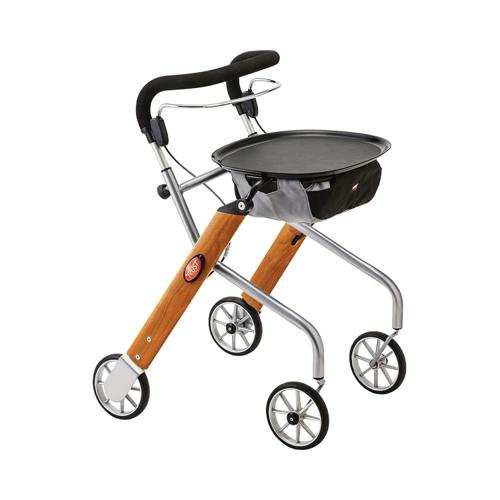 室内専用歩行車 レッツゴーミニ / 117504 ウォールナット 竹虎 歩行関連/歩行車・歩行器/室内用歩行車 (W1655)