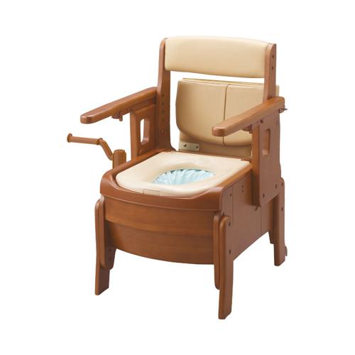 家具調トイレセレクトR自動ラップ2 はねあげ / 533-955 暖房便座 アロン化成 (T1280)|ホームセンターバロー 店