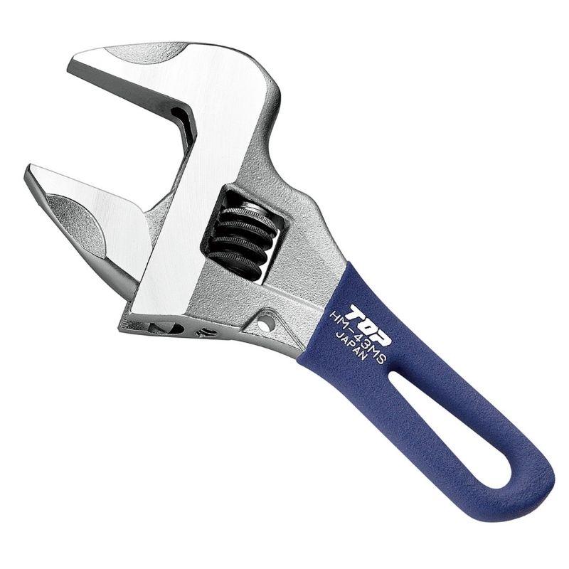 TOP ショートWWガタ無モンキレンチ レッド HM-43MSNB