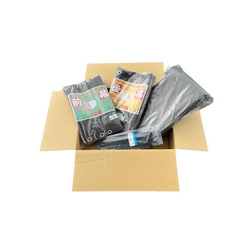 南栄工業（NAN-A） サイクルハウス 3台用 ＳＢ 天幕・前幕・後幕・取付バンド 4点セット