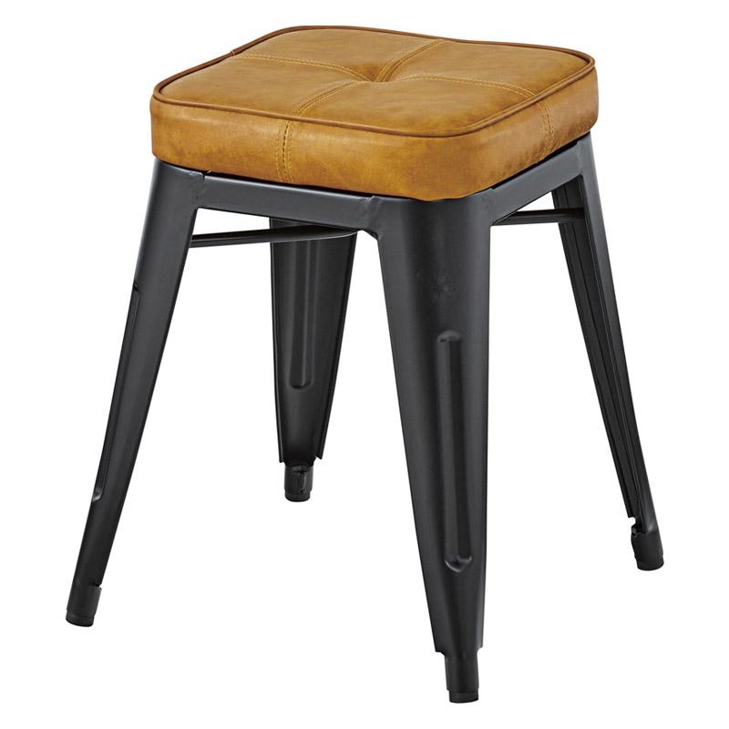 楽天市場】スツール 高さ48cm ソフトレザー 本革調 背もたれなし