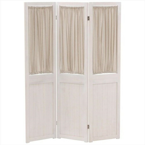 萩原 パーテーション MS-5413AW 幅40&times;高さ148cm&times;3連｜ホームセンターバロー　店