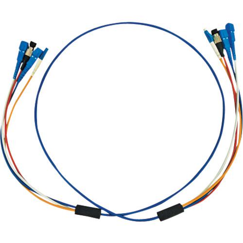 ■SANWA 光ファイバケーブルロバストタイプケーブル色:ブルー 芯数4〔品番:HKBFCFCRB130〕【1002994:0】[法人・事業所限定][外直送元][店頭受取不可]