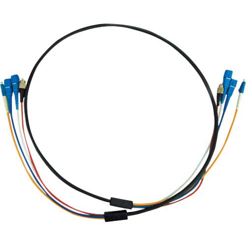 ■SANWA 光ファイバケーブル防水ロバストタイプケーブル色:ブラック 芯数4〔品番:HKBFCFCWPRB120〕【1003058:0】[法人・事業所限定][外直送元][店頭受取不可]