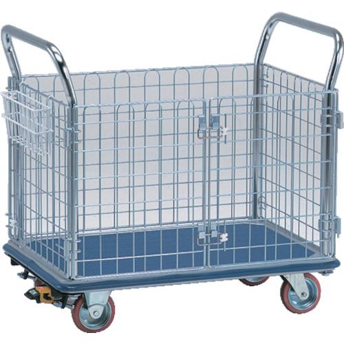 ■AS 観音扉型金網台車 NK-307K-ST〔品番:1629002〕【1014592:0】[送料別途見積り][掲外取寄][店頭受取不可]