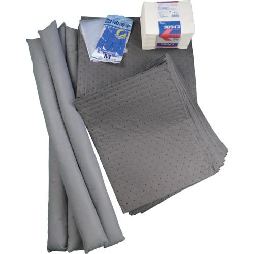 ■JOHNAN 吸収材キット 油吸収材 アブラトール 緊急対策セットE(詰替用) 油吸収量50L〔品番:ET〕【1026612:0】[法人・事業所限定][直送元][店頭受取不可]