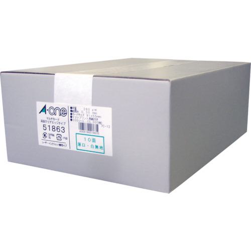■3M クリアエッジ兼用白無地両面厚口 (300枚入)〔品番:51863〕【1032689:0】[送料別途見積り][掲外取寄][店頭受取不可]