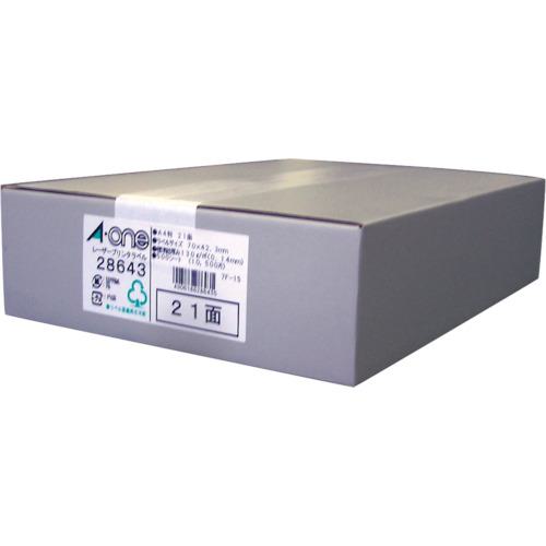 ■3M ラベルシール(レーザープリンタ)21面 (500枚入)〔品番:28643〕【1040418:0】[送料別途見積り][掲外取寄][店頭受取不可]