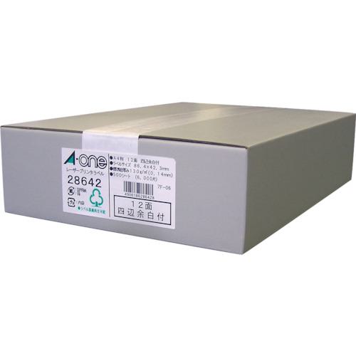 ■3M ラベルシール(レーザープリンタ)12面 (500枚入)〔品番:28642〕【1042059:0】[送料別途見積り][掲外取寄][店頭受取不可]