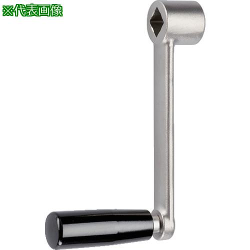 ■HALDER ハンドクランク ステンレス鋼 精密鋳造〔品番:24330.0530〕【1055571:0】[送料別途見積り][掲外取寄][店頭受取不可]