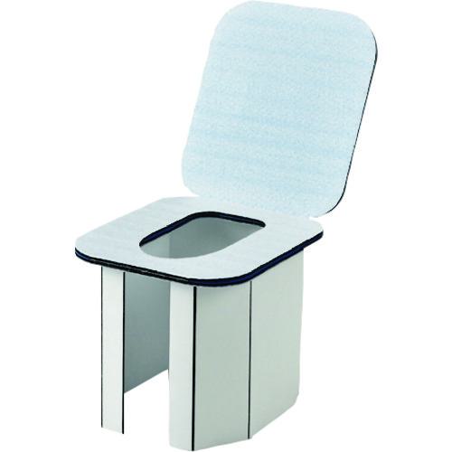 ■緑十字 防災用品 プラ段インスタントイレ〔品番:380244〕【1059970:0】[送料別途見積り][掲外取寄][店頭受取不可]