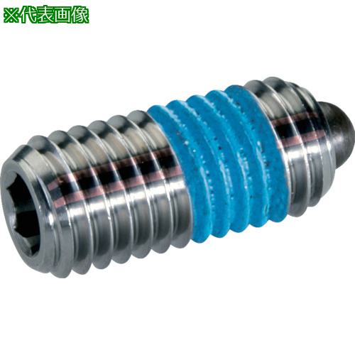 ■HALDER スプリングプランジャ スラストピン、六角穴付インチステン ボール径0.499〔品番:2B030.0384〕【1060553:0】[送料別途見積り][掲外取寄][店頭受取不可]