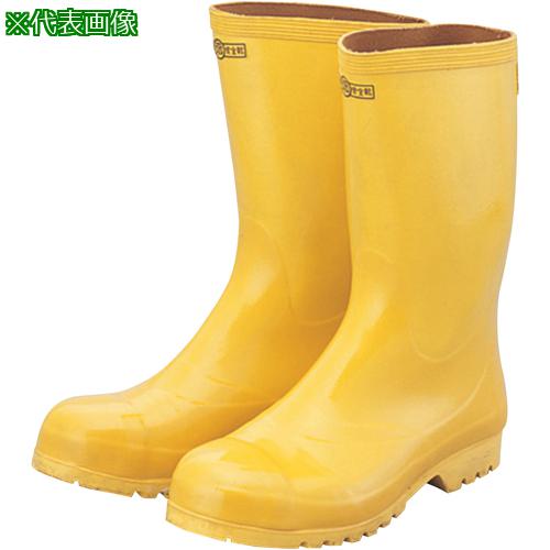■AS 安全ゴム長靴25.5cm黄色〔品番:6927504〕【1061179:0】[送料別途見積り][法人・事業所限定][掲外取寄][店頭受取不可]｜ホームセンターバロー　店