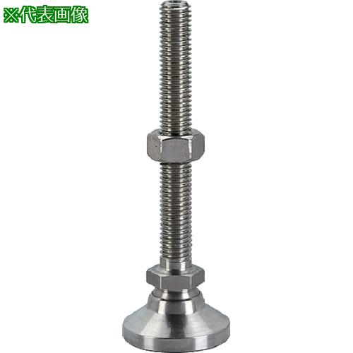 ■HALDER レべリングパッド パッド、オネジ付 ボール部 SUS 耐荷重52kN 呼びM24 長さ100〔品番:22590.0695〕【1064383:0】[送料別途見積り][法人・事業所限定][店頭受取不可]